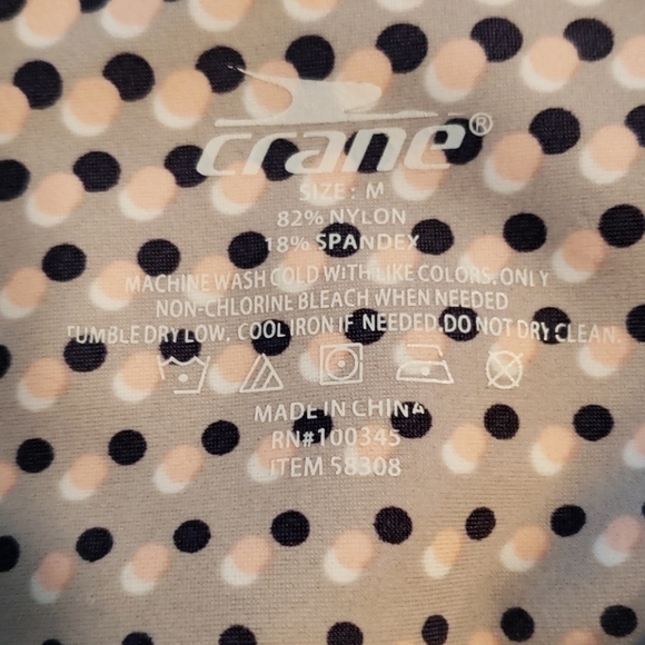 CRANE Yoga/Running Capri Calf Legging Mesh Navy Medium EUC - Picture 2 of 8